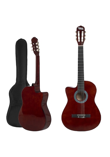 Cg-396brw Solak Klasik Gitar Kahve Renk Full Set Sap Ayarlı 4/4