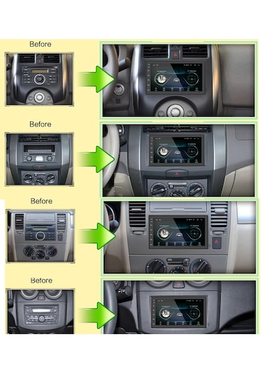 Exvol Android Multimedya +Carplayli Double 7 İnc Ips Ekran+Kamera Youtube