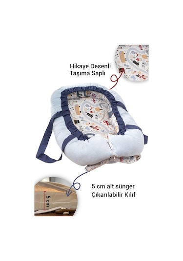 Wellgro Adventure Babynest Bebek Yatağı Anne Yanı Bebek Yatağı