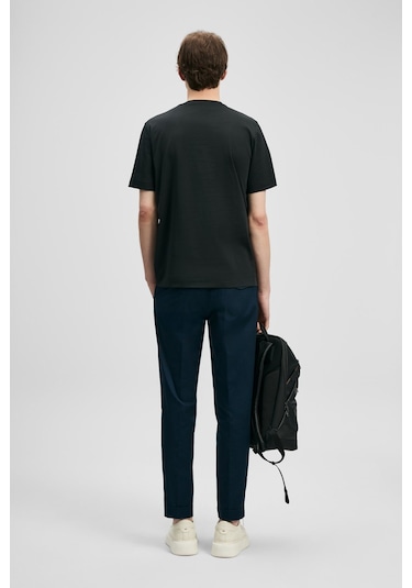 Lufian Simbad Modern Grafik Erkek T-shirt 111020307 Siyah