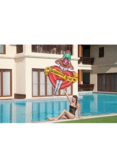 Deniz Yatağı Yaz Aşkı Dövmeli - 43265 Lisinya Çok Renkli
