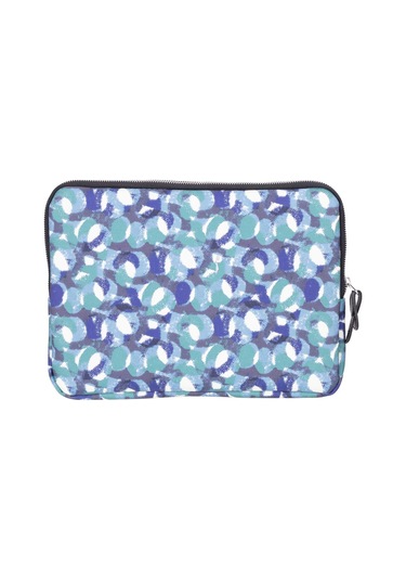 Eternal Circles 13 İnç Laptop / Macbook Uyumlu Kılıf Mavi - Siyah