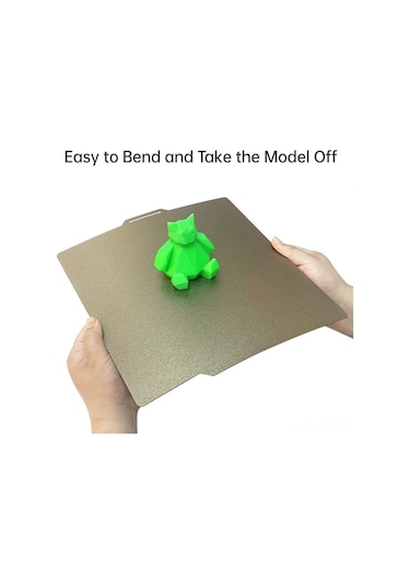 Singree Bambu Lab 257x257mm Çift Yüzeyli Peo Ve Peı Dokulu Manyetik Yay Çelik Platform - X1c/p1p/p1s/a1 Uyumlu