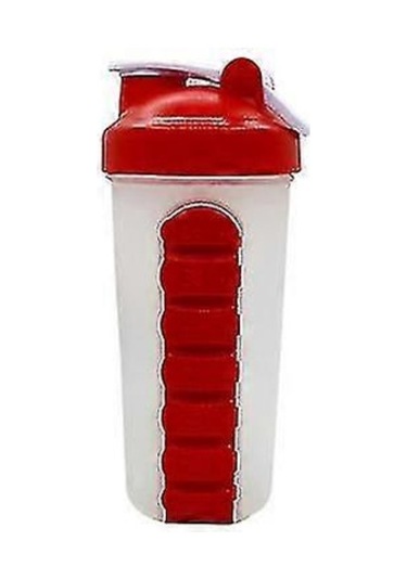 2025 Açık Hava Taşınabilir Hap Kupası Çalkalama Kupası 700ml Spor Su Kupası Stai-renk Kırmızı Çok Renkli