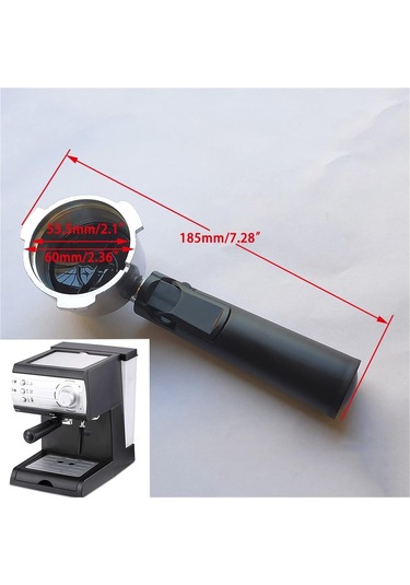 Ximistore9 Profesyonel Kahve Makinesi 51mm Baskılı Filtre Kolu - Alüminyum Alloy 3 Kulaklı Altlı Aksesuar Diğer