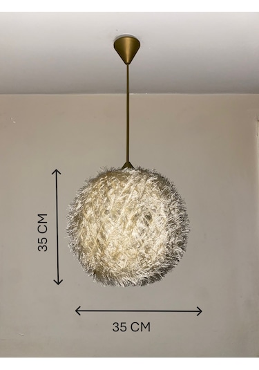 Efect Home Design Bohem,ahşap,modern,doğal El Yapımı Sarkıt Avize Açık Krem