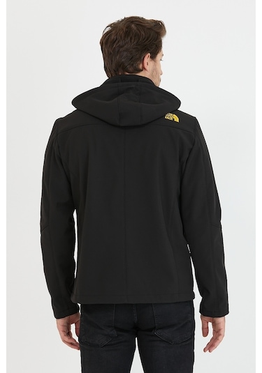 Mero Life İçi Kürklü Kapüşonlu Su ve Rüzgar Geçirmez Softshell Erkek Mont - Siyah Mero Life İçi Kürklü Kapüşonlu Su ve Rüzgar Geçirmez Softshell Erkek Mont - Siyah