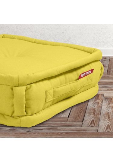 Xpermate Bisküvi Minder Petek Önü Fransız 45x45x14 Sarı