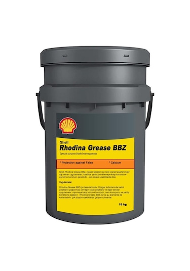 Shell Rhodina Bbz Gres Rüzgar Türbin Yatak Gres Yağı 18 KG