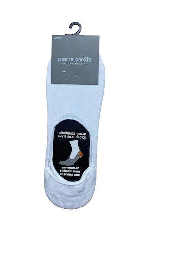 Pierre Cardin 400 Erkek Babet Çorap Beyaz