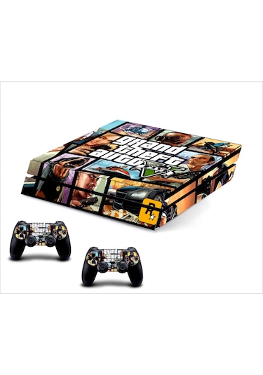 Skin Adesivo Protetor para PS4 Slim GTA V Grand Theft Auto 5 b3 com o  Melhor Preço é no Zoom