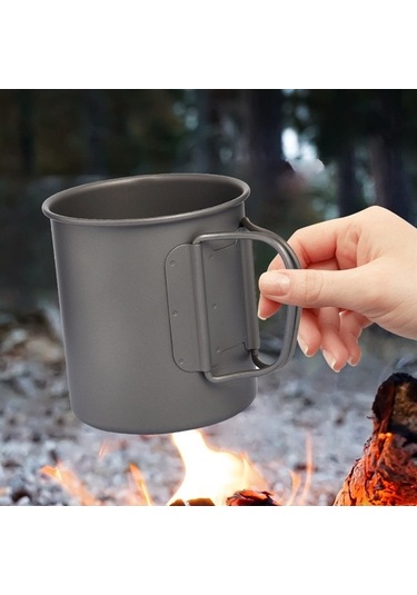 Dancemonkey Widesea Wstt-375ml Hafif Titanyum Bardak Altın