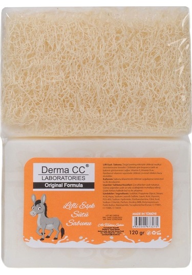 Doğal Kabak Lifli El Yapımı Sabun 120gr X 2 - Keçi Sütlü+ Eşek Sütlü