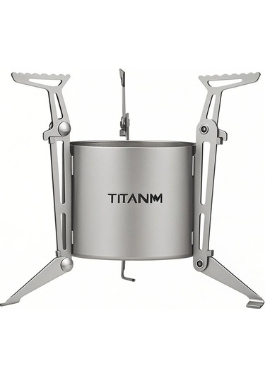 Teltree Tomshoo Ti Tanyum Alkol Ocağı: Ayarlı Ayaklı, Sıvı/katı Kullanıma Uygun, Kamp İçin Taşınabilir, 100ml Kapasite Çok Renkli