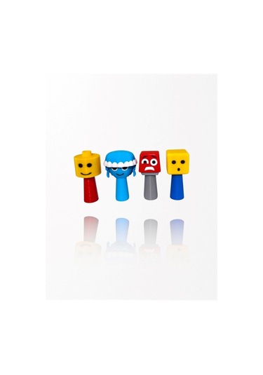Sprunki 4 Adet Kaliteli Yeni Figür 7 Cm Lego Guys, Jellyfish Aurelia , Mr.panic 4   Pcs