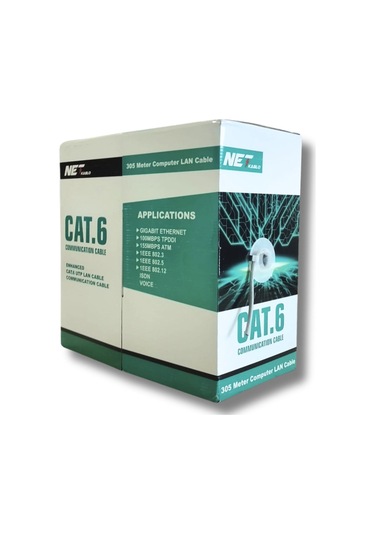Cat6 Kablo 305 Metre Ether Kablosu Cat6 Utp