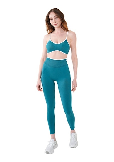 Musclecloth Nova Seamless Sport Bra Cool Blue