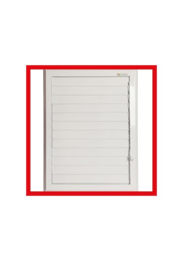 Ecovent Beyaz Alüminyum Menfez, Panjur Banyo Ve Wc Havalandırma (15077442)