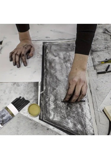 Eskiz Çizimi Ve Tonlama, Kara Kalem, Doğal Söğüt Kömürü Çubukları 7/9mm-25 Adet