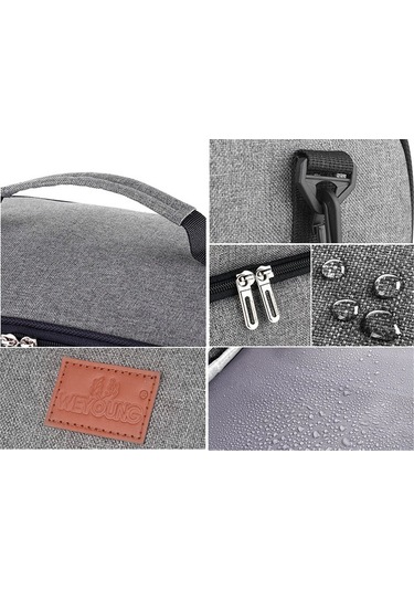 Dinosaurs Büyük Kapasiteli Sızdırmaz Öğle Yemeği Çantası Altın