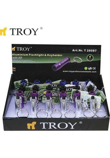 Troy 28087 Mini Led El Feneri Ve Anahtarlık 1 Adet N11.11920 Mavi