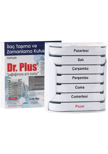 Dr  Plus Haftalık İlaç Kutusu 7 x 24
