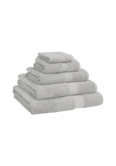 Lüks Mısır Pamuklu Havlu Tekli Havlu 50 Cm X 90 Cm Gri