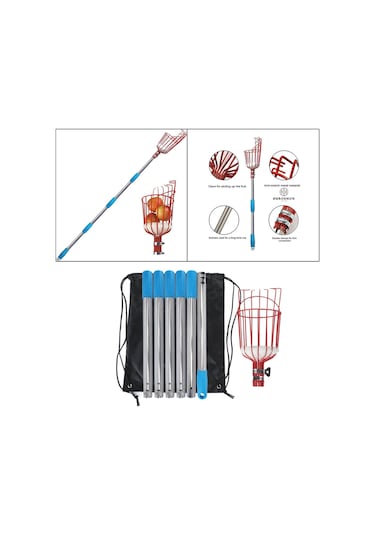 Suntek Magideal Meyve Seçici Aracı Bahçesi Için Metal 6-bölüm-7.9ft
