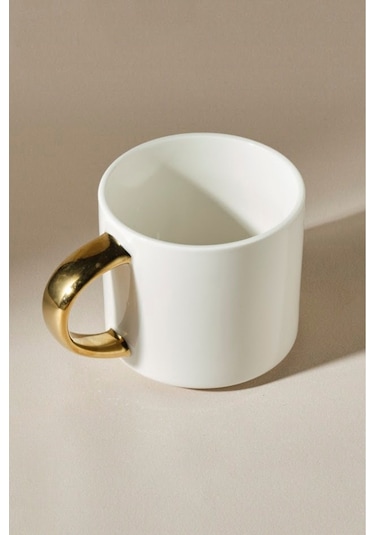 Karaca G Harfli Kupa 400 Ml Beyaz