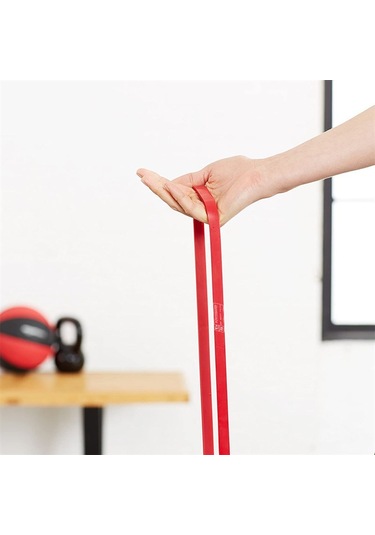 Powerband Direnç Lastiği ve Egzersiz Bandı Kırmızı Light Kırmızı