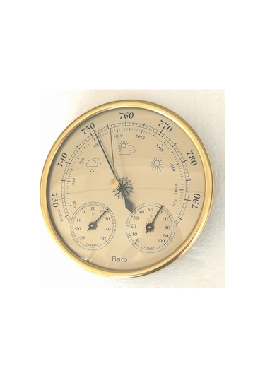 Jms Hassas 3'ü 1 Arada Barometre Termometre İç Ve Dış Mekan Kullanımı İçin Higrometre Nem Ölçer