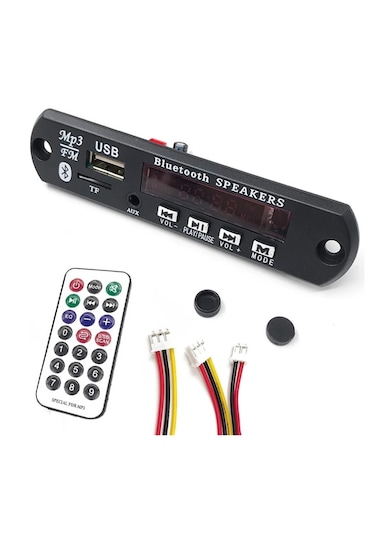Mikrofonlu Bluetooth Radyo Usb Aux Sd Çalar 12V Teyp