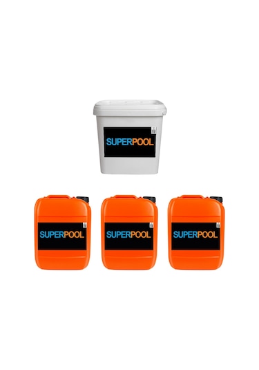 SPP Superpool 4'lü Havuz Bakım Kimyasal Seti 10 KG