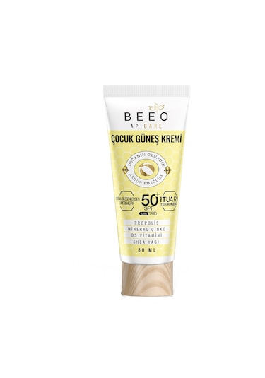Bee'o Apicare Propolisli Çocuk Güneş Kremi Spf 50+ 80 ML