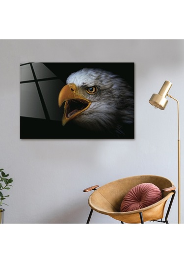 Decorıta Hayvanlar | Cam Tablo | Kartal - Yatay Görünüm
