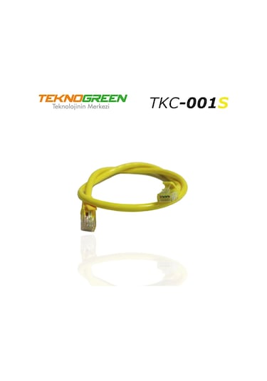 Teknogreen Tkc-001S 1M. Cat6 Kablo Sarı