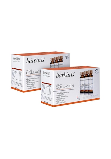 Barbaris Liquid Collagen Takviye Edici Gıda 50 ML 10 Adet 2'li Se