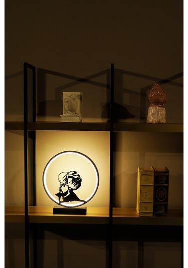 Fatih Sultan Mehmet Silüetli Metal Led Masa Lambası Tarihi Figürlü Dekoratif Gece Lambası Fatıhsultanmehmet