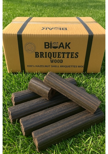 Bioak Briket Şömine Odunu 10 Kg