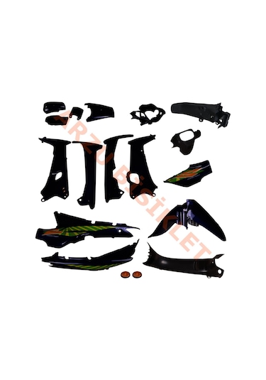 KAPORTA SET (SİYAH) (KALIPSO - ÇELİK) CUB YUKİ GUSTO