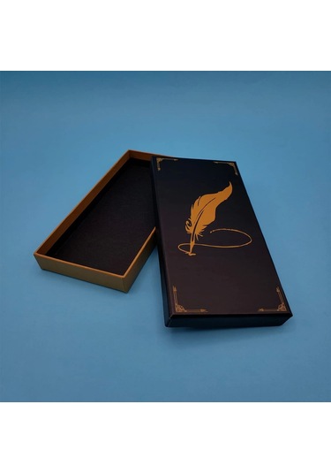 Kalem Kutusu Siyah Tüylü Kalem Tasarımlı Asorti