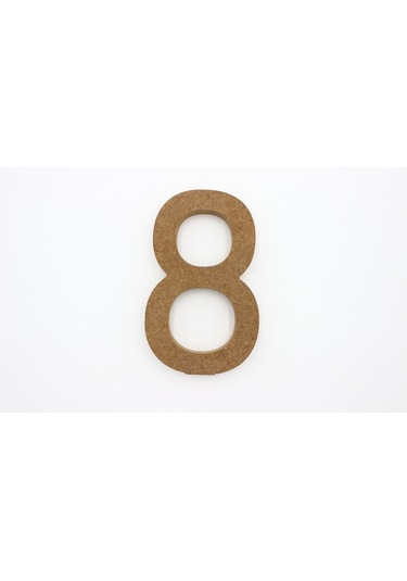 Na Neşeli Ahşap 15 Cm 18mm Dik Durabilen 8 Rakamı.ahşap Sayı Söz Nişan Doğum Günü Tabela Duvar Yazısı Duvar Süsü Model 15cm18mm8rakamı