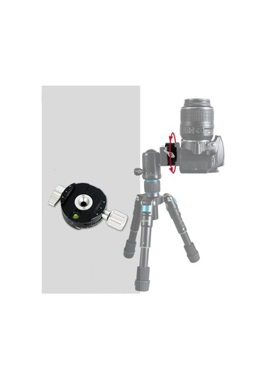 Sones Bexın Qj07 360 Derece Dönebilen Panoramik Klips Tutucu Pan/tilt Tripod Hızlı Çıkarma Plakası