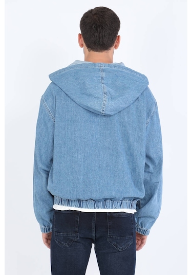 Keepout Erkek Jean Sweatshirt Mavi 001
