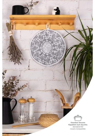 Şık Ve Pratik Demlematik: Pilav Demleme Örtüsü , Tencere Kapağı Bonesigri Zincir