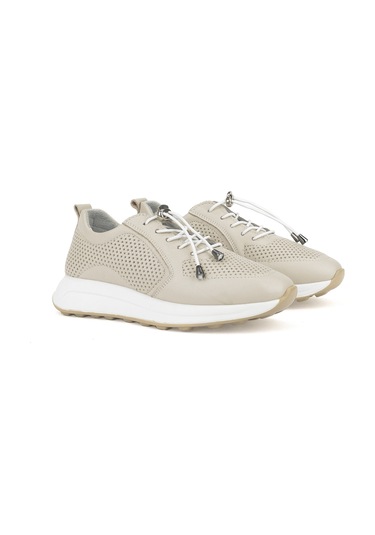 Ziya, Kadın Hakiki Deri Sneaker 1511050z2341 Bej 1511050z2341 340 Bej
