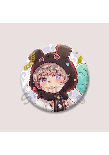 Anime Hetalia Dünya Yıldızı Broş Sırt Çantası Şapka Dekorasyon Karikatür Karakter Emaye 58mm Style 18 58mm