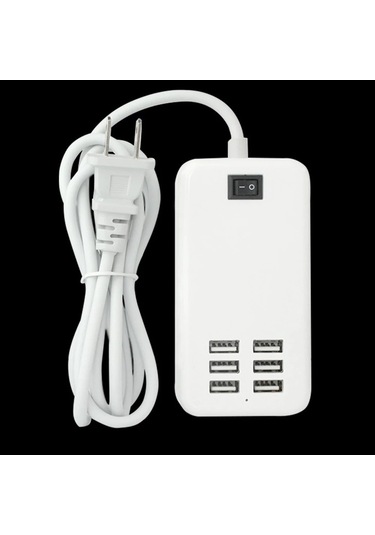 Güçlendirilmiş Usb Hub, Harici Usb Güç Girişi Olan Alüminyum 6 Portlu Usb Güç