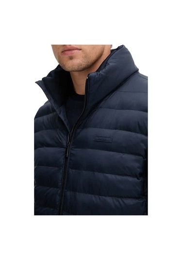 Erkek Regular Fit Kapitone Şişme Mont - Lacivert Dark Sapphire