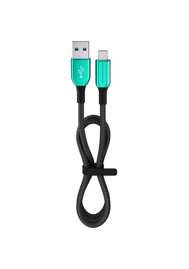12 Watt 2.4a Usb-a To Lightning 1.2m Hızlı Şarj Kablosu Yeşi Tdrtr